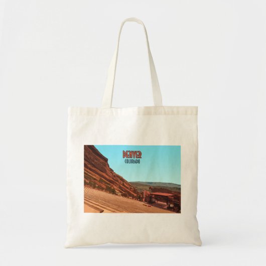 Denver Colorado Red Rocks  Canvas tas (Voorkant)