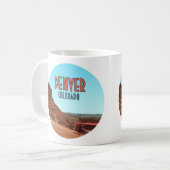 Denver Colorado Red Rocks  Koffiemok (Voorkant links)