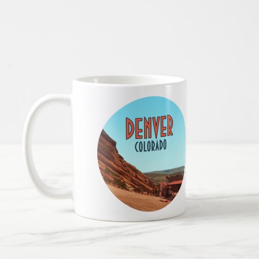 Denver Colorado Red Rocks  Koffiemok (Links)