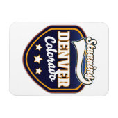 Denver Colorado reizen logo Magneet (Horizontaal)