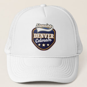 Denver Colorado reizen logo Trucker Pet