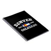 Denver Colorado Retro  Notitieboek (Rechterzijde)