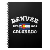 Denver Colorado Retro  Notitieboek (Voorkant)