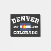 Denver Colorado Retro Post-it® Notes (Voorkant)