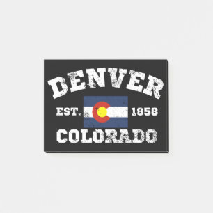 Denver Colorado Retro  Post-it® Notes