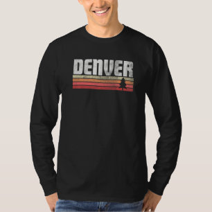 Denver Colorado Retro Style  70-80-90 T-shirt