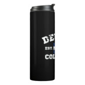 Denver Colorado Retro Thermosbeker (Gedraaid links)