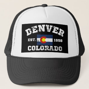 Denver Colorado Retro  Trucker Pet