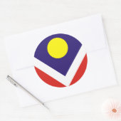 Denver, Colorado Ronde Sticker (Envelop)