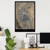 Denver Colorado Satellite Poster Map (Thuiskantoor)