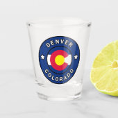 Denver Colorado Shot Glas (Voorkant)