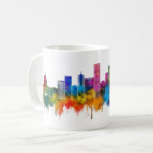 Denver Colorado Silhouet Koffiemok (Voorkant links)