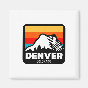 Denver Colorado Skiën Snowboarden Family Trip Magneet