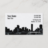 Denver Colorado skyline aanpasbare kaarten Visitekaartje (Achterkant)