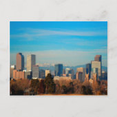 Denver Colorado Skyline Briefkaart (Voorkant)