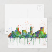 DENVER, COLORADO SKYLINE BRIEFKAART (Voorkant / Achterkant)