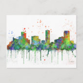 DENVER, COLORADO SKYLINE BRIEFKAART (Voorkant)