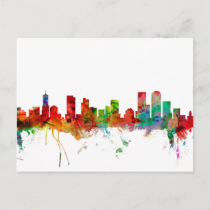 Denver Colorado Skyline Briefkaart