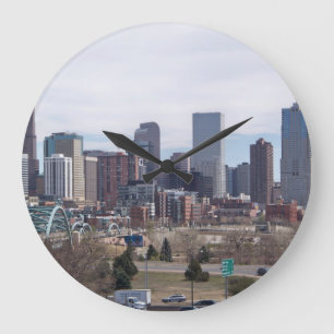 Denver, Colorado Skyline Clock Grote Klok