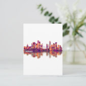 Denver Colorado Skyline Feestdagenkaart (Staand voorkant)