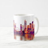 Denver Colorado Skyline Koffiemok (Voorkant rechts)