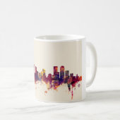 Denver Colorado Skyline Koffiemok (Voorkant rechts)