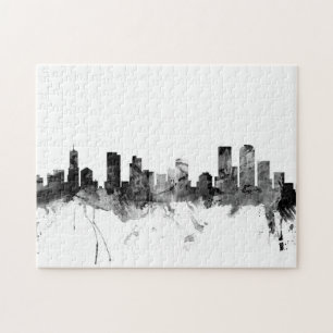 Denver Colorado Skyline Legpuzzel