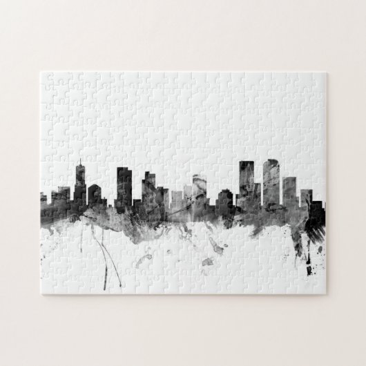 Denver Colorado Skyline Legpuzzel (Horizontaal)