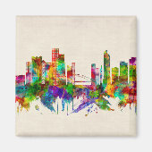 Denver Colorado Skyline Magneet (Voorkant)