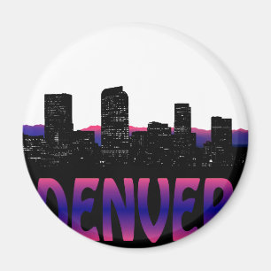 Denver Colorado Skyline Magneet