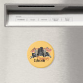 Denver Colorado skyline magnet (Insitu (Vaatwasser))