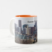 Denver, Colorado Skyline Mok (Voorkant links)