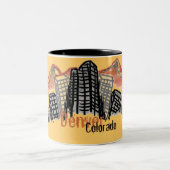 Denver Colorado skyline mok (Center)