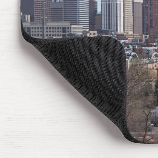 Denver, Colorado Skyline Mousepad Muismat (Hoek)