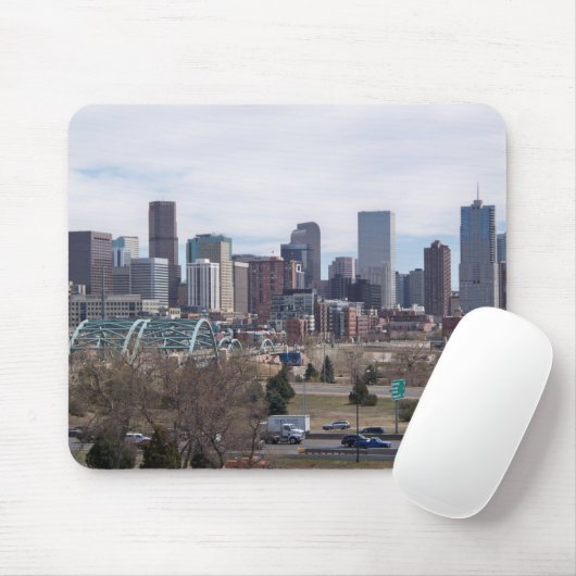 Denver, Colorado Skyline Mousepad Muismat (Met muis)