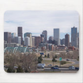 Denver, Colorado Skyline Mousepad Muismat (Voorkant)