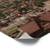  Denver Colorado Skyline Panoramische Foto Poster (Hoek)