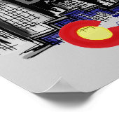 Denver Colorado skyline poster (Hoek)