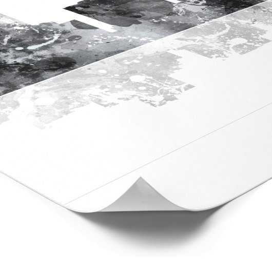 DENVER, COLORADO SKYLINE POSTER (Hoek)