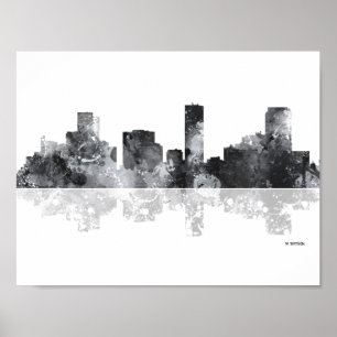 DENVER, COLORADO SKYLINE POSTER