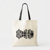 Denver, Colorado skyline Tote Bag (Voorkant)