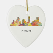 DENVER, COLORADO SKYLINE WB1 - KERAMISCH ORNAMENT (Rechts)