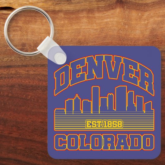 Denver, Colorado Sleutelhanger (Voorkant)