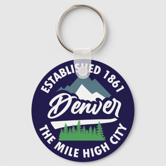 Denver, Colorado Sleutelhanger (Voorkant)
