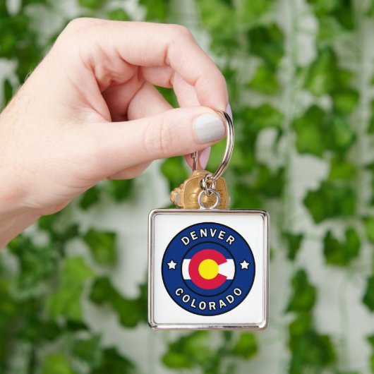 Denver Colorado Sleutelhanger (Hand)