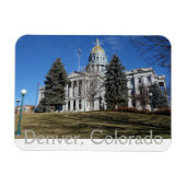 Denver, Colorado, State Capitol Building Magneet (Horizontaal)