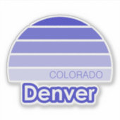 Denver Colorado Sticker (Voorkant)