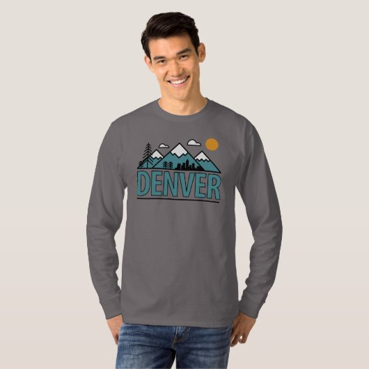 Denver Colorado T-shirt (Voorkant volledig)
