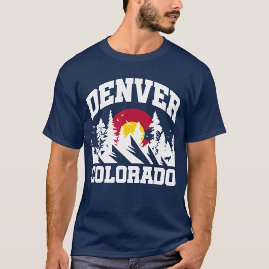Denver, Colorado T-shirt (Voorkant)