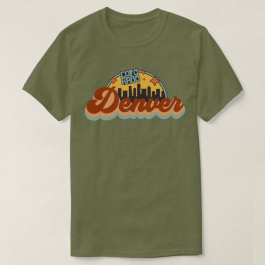 Denver, Colorado T-shirt (Design voorkant)